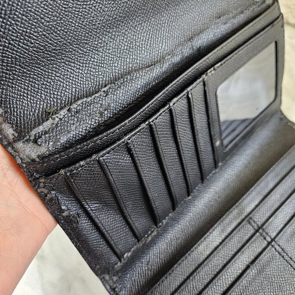 Coach Brown Signature Coated Canvas Long Wallet - Picture 3 of 10